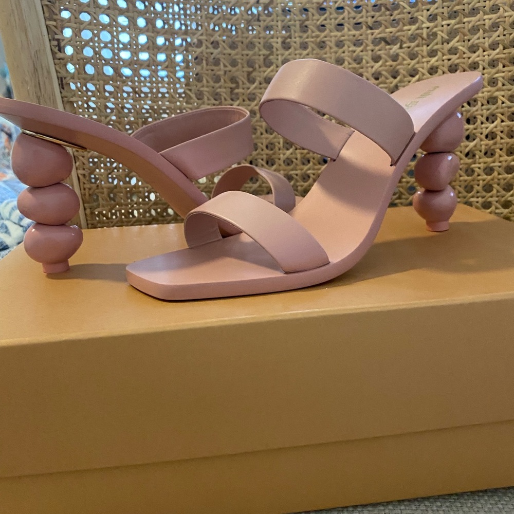 Cult gaia meta blush sandals